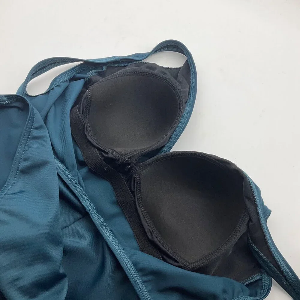 Miraclesuit Large Nova Green Must Have Oceanus One-Piece Swimsuit Draped - Picture 11 of 16